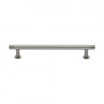 M Marcus Heritage Brass Contour Design Cabinet Pull with 16mm Rose 160mm Centre to Centre